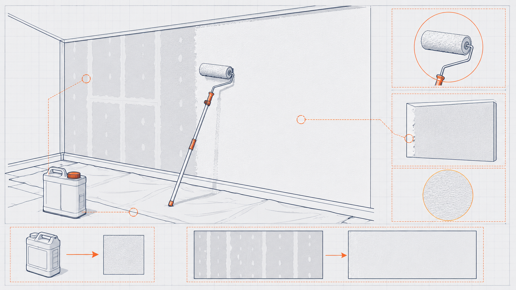 Сколько грунтовки нужно: калькулятор в литрах